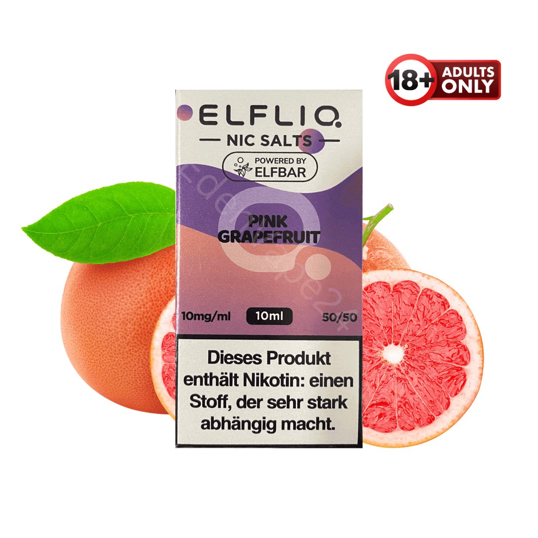 Elfbar Elfliq - Pink Grapefruit - 10mg Liquid - EdenVape24